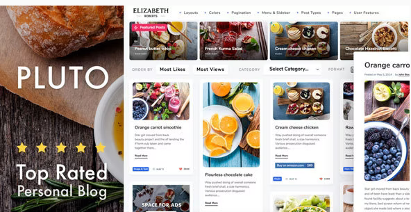 Screenshot 2021 12 16 at 16 44 38 Pluto   Personal Masonry Blog Theme for WordPress